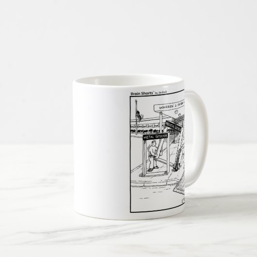 "Geistesdetektor" durch Jim Kraftpapier Kaffeetasse (VorderseiteRechts)