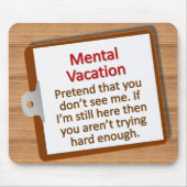 Geistesferien Mousepad (Vorne)