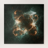 Geistesgeist neben der galaktischen Explosion im W Puzzle (Horizontal)