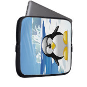 Geistesgestörter Pinguin Laptopschutzhülle (Vorne Rechts)