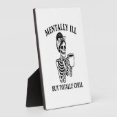 Geisteskrank aber total chill Halloween Fotoplatte (Seite)