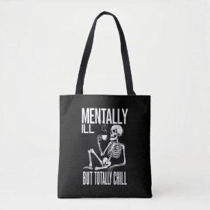 Geisteskrank Aber Total Chill Halloween-Kostüm  Tasche