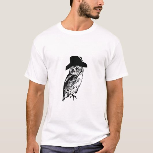 Geisteskranke Eulengraphik T-Shirt (Vorderseite)