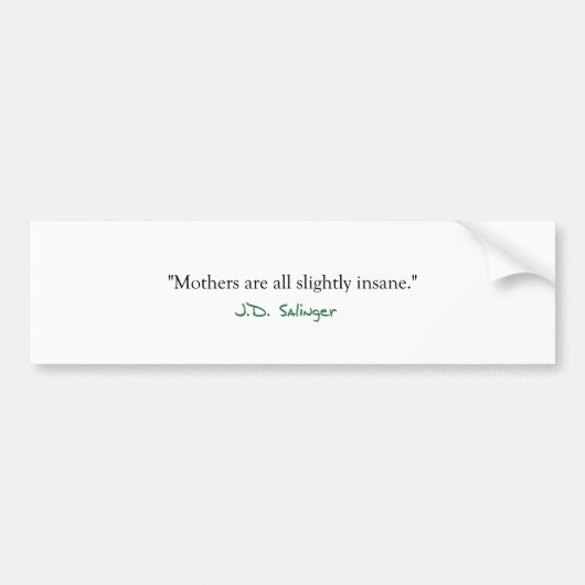 Geisteskranke Mütter Autoaufkleber (Vorne)