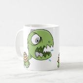 Geisteskranke verrückte starke kaffeetasse (Vorderseite Links)