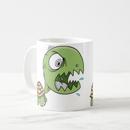 Geisteskranke verrückte starke kaffeetasse (Vorderseite Links)