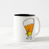 Geisteskranke verrückte starke zweifarbige tasse (VorderseiteRechts)