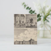 Geisteskrankenhaus, Gebäude der öffentlichen Schul Postkarte (Stehend Vorderseite)