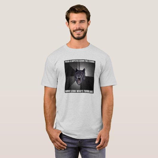 Geisteskrankheits-Wolf T-Shirt (Vorne ganz)