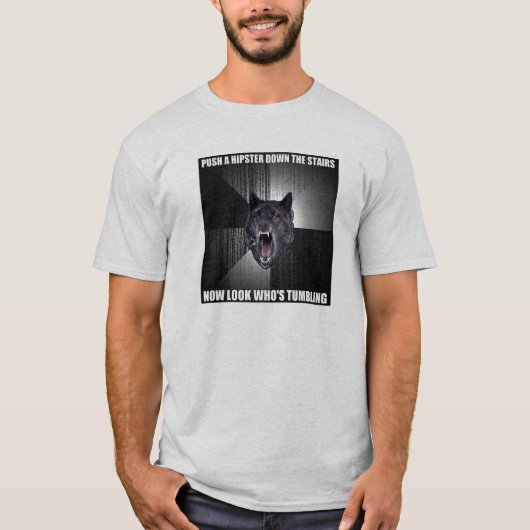 Geisteskrankheits-Wolf T-Shirt (Vorderseite)