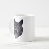 Geisteskrankheitswolf Kaffeetasse (Vorderseite Links)