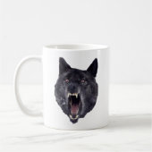 Geisteskrankheitswolf Kaffeetasse (Links)