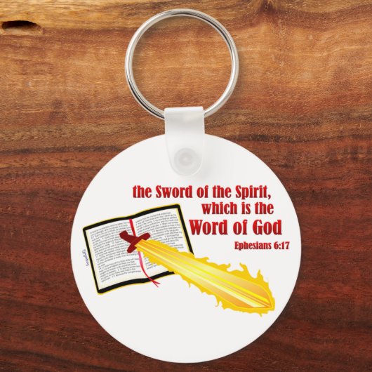 Geistesschwert christliches Geschenk Schlüsselanhänger (Vorderseite)