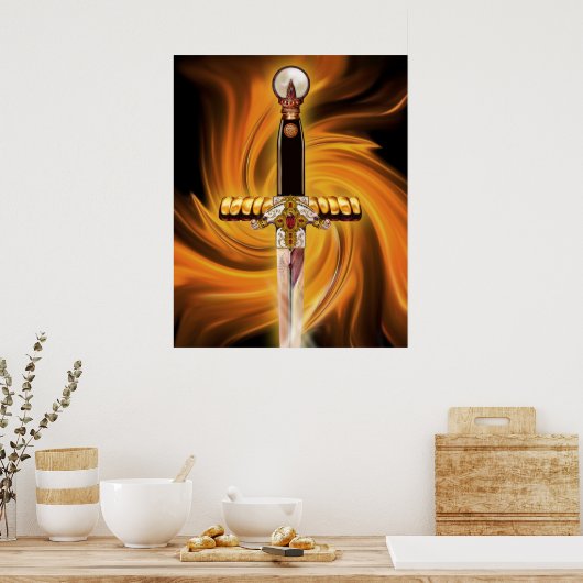 Geistesschwert Poster (Küche)