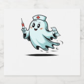 Geistesschwester Klassischer T - Shirt_2 Schaumweinetikett (Einzelnes Label)