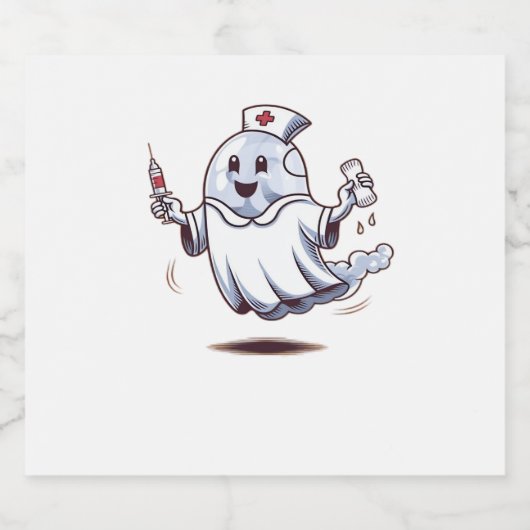 Geistesschwester Klassischer T - Shirt Schaumweinetikett (Einzelnes Label)