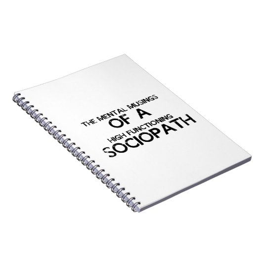 GeistesüberlegungenSociopath Notizblock (Rechte Seite)