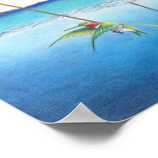 Geistesvögel Poster (Ecke)