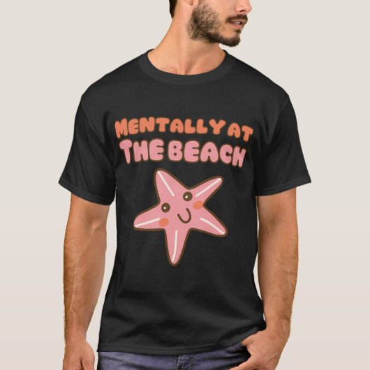 Geistig am Strand T-Shirt (Vorderseite)