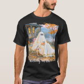 Geistig bin ich hier lustiger Geist Herbst T-Shirt (Vorderseite)