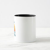 Geistig im Urlaub – Lustiger Zitat-Kaffeebecher Tasse (Zentrum)