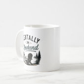 Geistig im Wochenend-Relax-Modus Lebensstil Kaffeetasse (Vorderseite Links)