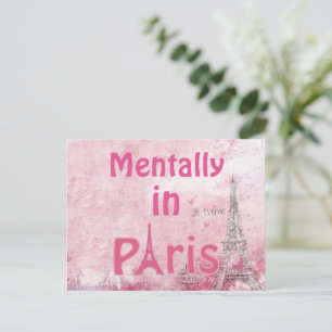 Geistig in Paris Postkarte
