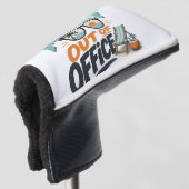 Geistig nicht im Büro Golf Headcover (3/4 Vorderseite)