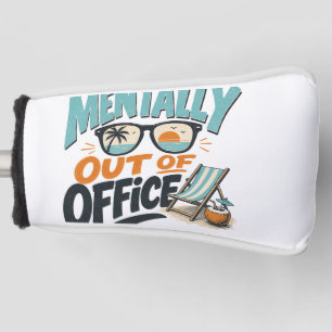 Geistig nicht im Büro Golf Headcover