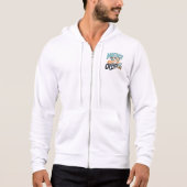 Geistig nicht im Büro Hoodie (Vorderseite)