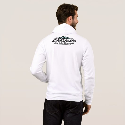 Geistig nicht im Büro Hoodie (Schwarz voll)