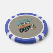 Geistig nicht im Büro Pokerchips (Einzeln)