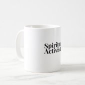 Geistige Aktivisten-Tasse Kaffeetasse (Vorderseite Links)