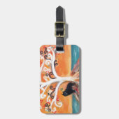 Geistige Baumschönheit der Schipperke-Liebe der Gepäckanhänger (Vorderseite vertikal)