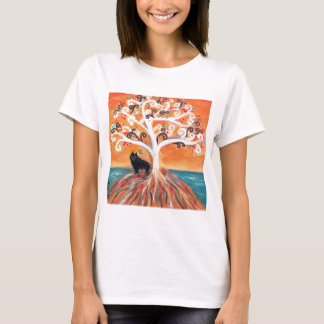 Geistige Baumschönheit der Schipperke-Liebe der T-Shirt