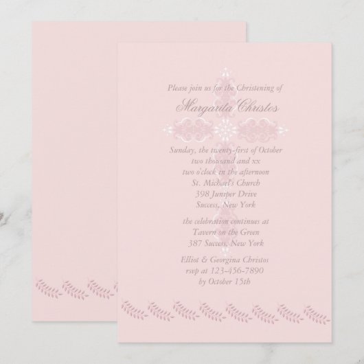 Geistige Eindrucks-Einladung Einladung (Vorne/Hinten)