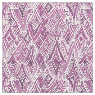 GEISTIGE FRIGGIN DIAMANTEN lila Stammes- Ikat Stoff