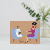 Geistige Fürsorge Postkarte (Stehend Vorderseite)