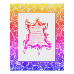 Geistige Hierarchie Poster