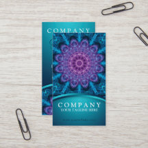 Geistige lila Blume, Meer des Blaus