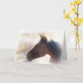 Geistige PferdeBeileids-Karte Karte (Gelbe Blume)