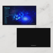 Geistige Reise-Visitenkarte-Schablone Visitenkarte (Vorne/Hinten)