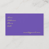 Geistige Visitenkarte (Rückseite)