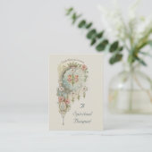 Geistiger Blumenstrauß-Gebets-heilige Karte (Stehend Vorderseite)