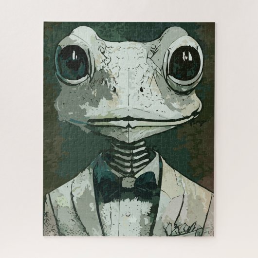 Geistiger Frosch Puzzle (Vertikal)