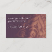 Geistiger Hennastrauch Mendhi buddhistische Visitenkarte (Rückseite)