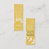 Geistiger Meditations-Trainer Mini Visitenkarte (Vorne/Hinten)