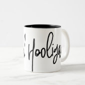 Geistiger Rowdy-große Skript-Tasse Zweifarbige Tasse (VorderseiteRechts)