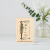 GEISTIGES KOMMUNIONchalice-WIRTS-GEBETS-HEILIGE Visitenkarte (Stehend Vorderseite)