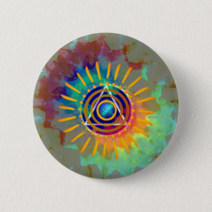 Geistiges Tyedye Button